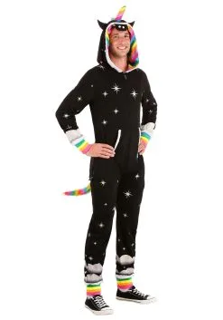 Tipsy Elves Adult Dark Unicorn Jumpsuit
