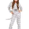 Fun Costumes Cozy Dalmatian Jumpsuit Costume For Girls