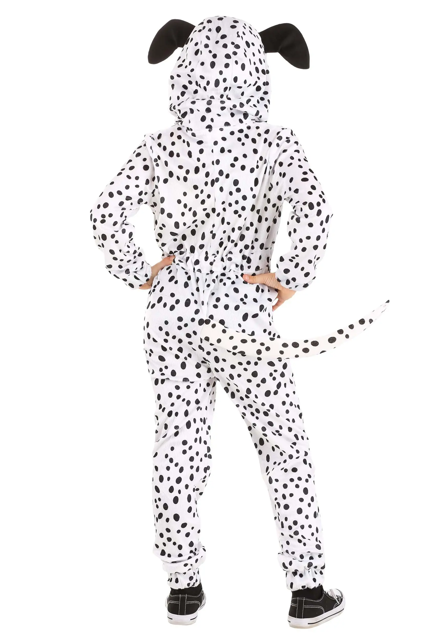 Fun Costumes Cozy Dalmatian Jumpsuit Costume For Girls - Image 2