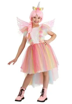 Suzhou Zhongsheng Imp & Exp Co., Ltd Deluxe Winged Unicorn Costume For Girls
