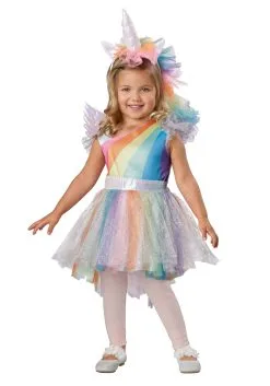 Seasons (HK) Ltd. Rainbow Unicorn Toddler Costume For Girls