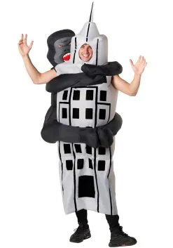 Morphsuits Adult Gorilla Climbing Skyscraper Inflatable Costume