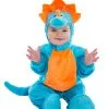 LF Products Pte. Ltd. Infant Blue And Orange Dino Costume