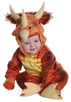 Underwraps Infant/Toddler Rust Triceratops Costume