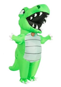Joyin Inflatable Adult Green Dino Costume