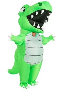 Joyin Inflatable Green Dino Costume For Kids