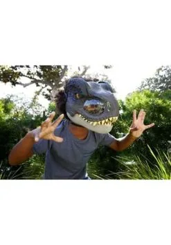 MATTEL Kid's Jurassic World Tyrannosaurus Rex Chomp 'n Roar Mask
