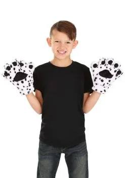 Fun Costumes Dalmatian Gloves Fro Kids