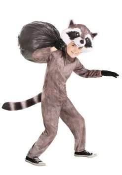 Fun Costumes Realistic Raccoon Costume For Kids