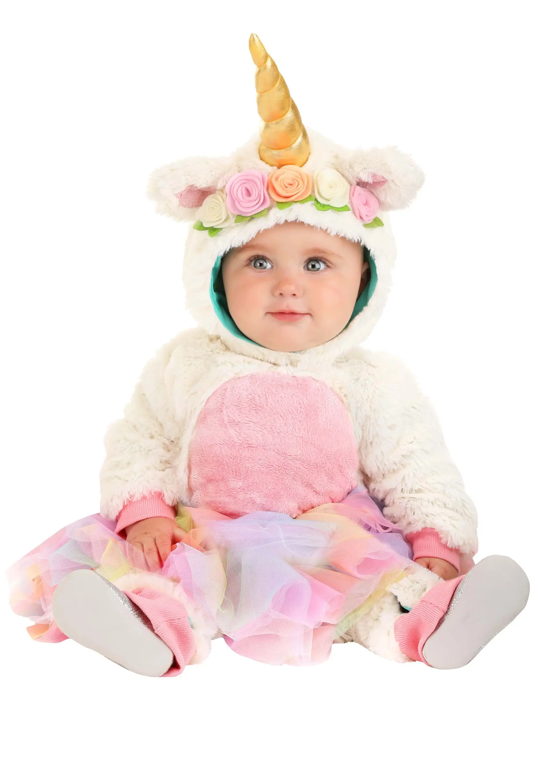 M&R TOY CO., LTD Posh Peanut Infant Eleanor Unicorn Costume - Image 3