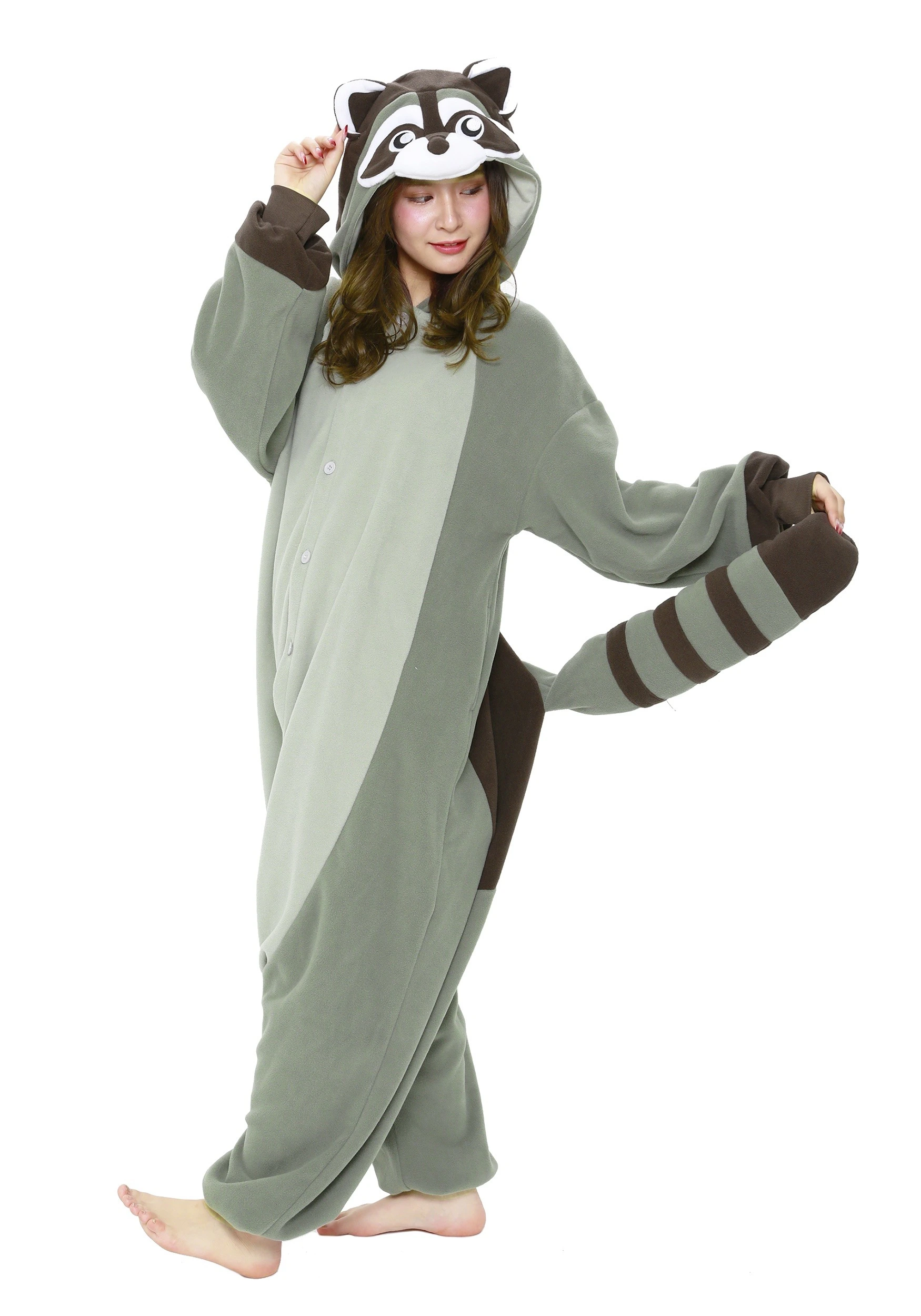 Sazac Raccoon Kigurumi For Adults