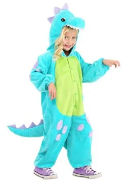LF Products Pte. Ltd. Teal Cuddlesaur Costume For Toddlers