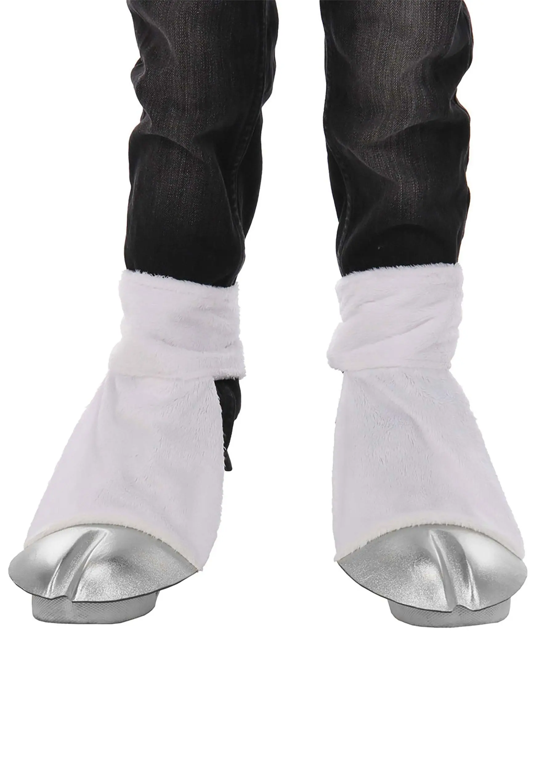 Elope Silver Unicorn Costume Back Hooves - Image 2