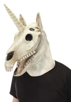 Elope Unicorn Skull Mouth Mover Mask