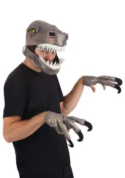 Elope Jawesome Velociraptor Costume Hat & Gloves Set