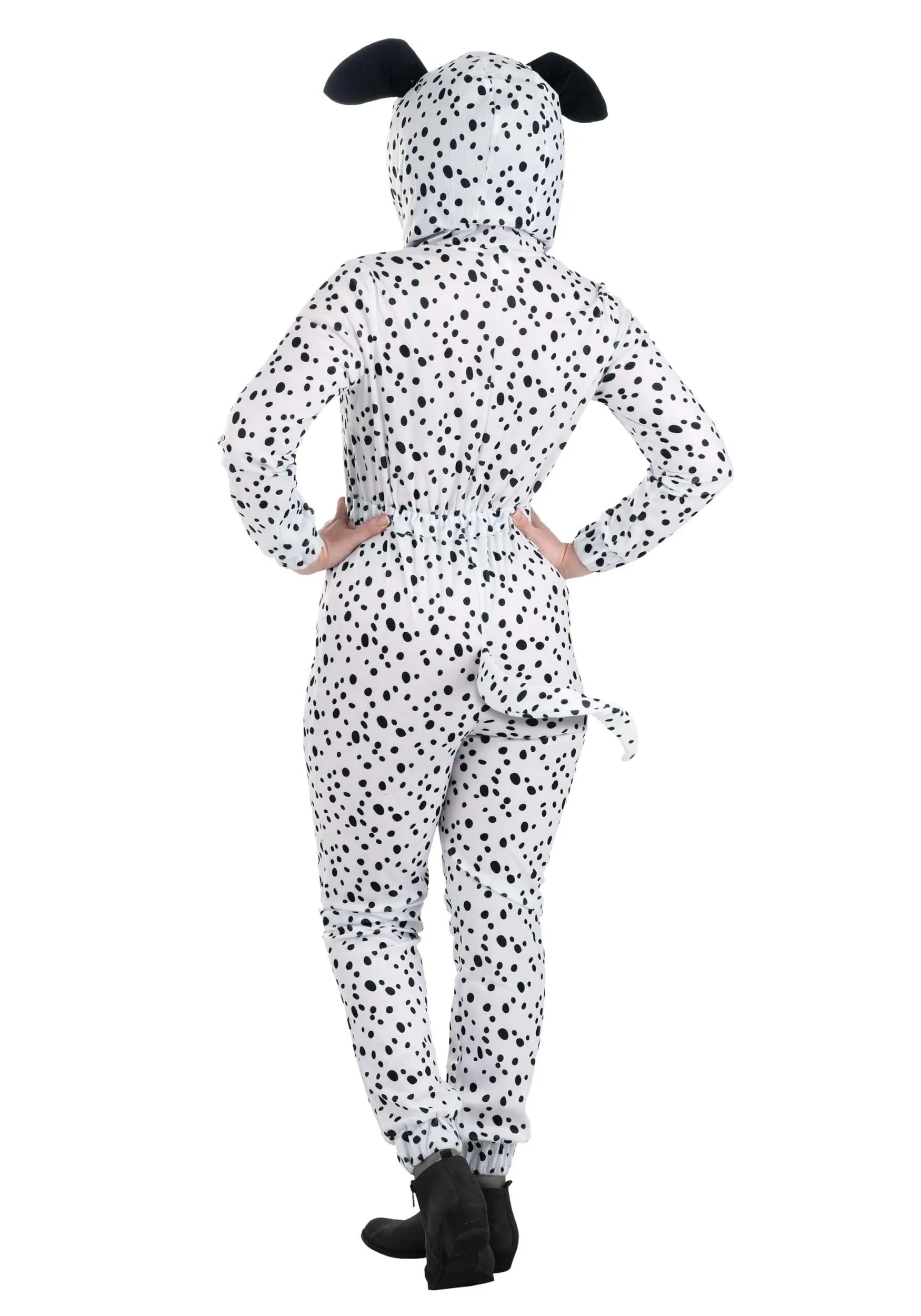 Fun Costumes Cozy Women's Dalmatian Jumpsuit Costume - Image 3