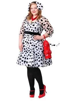 Fun Costumes Women's Plus Size Dressy Dalmatian Costume